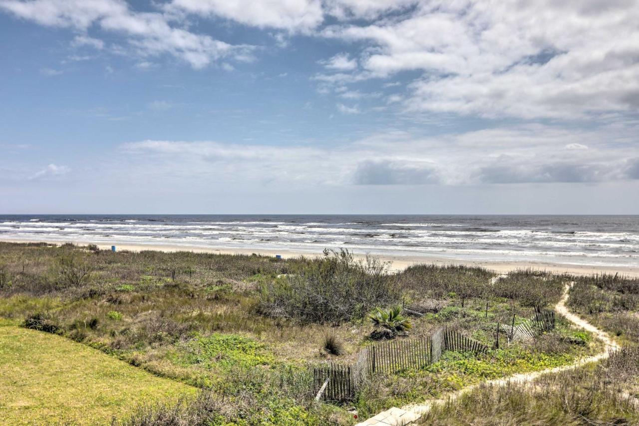 Oceanfront Galveston Home - Walk To Beach! Dış mekan fotoğraf