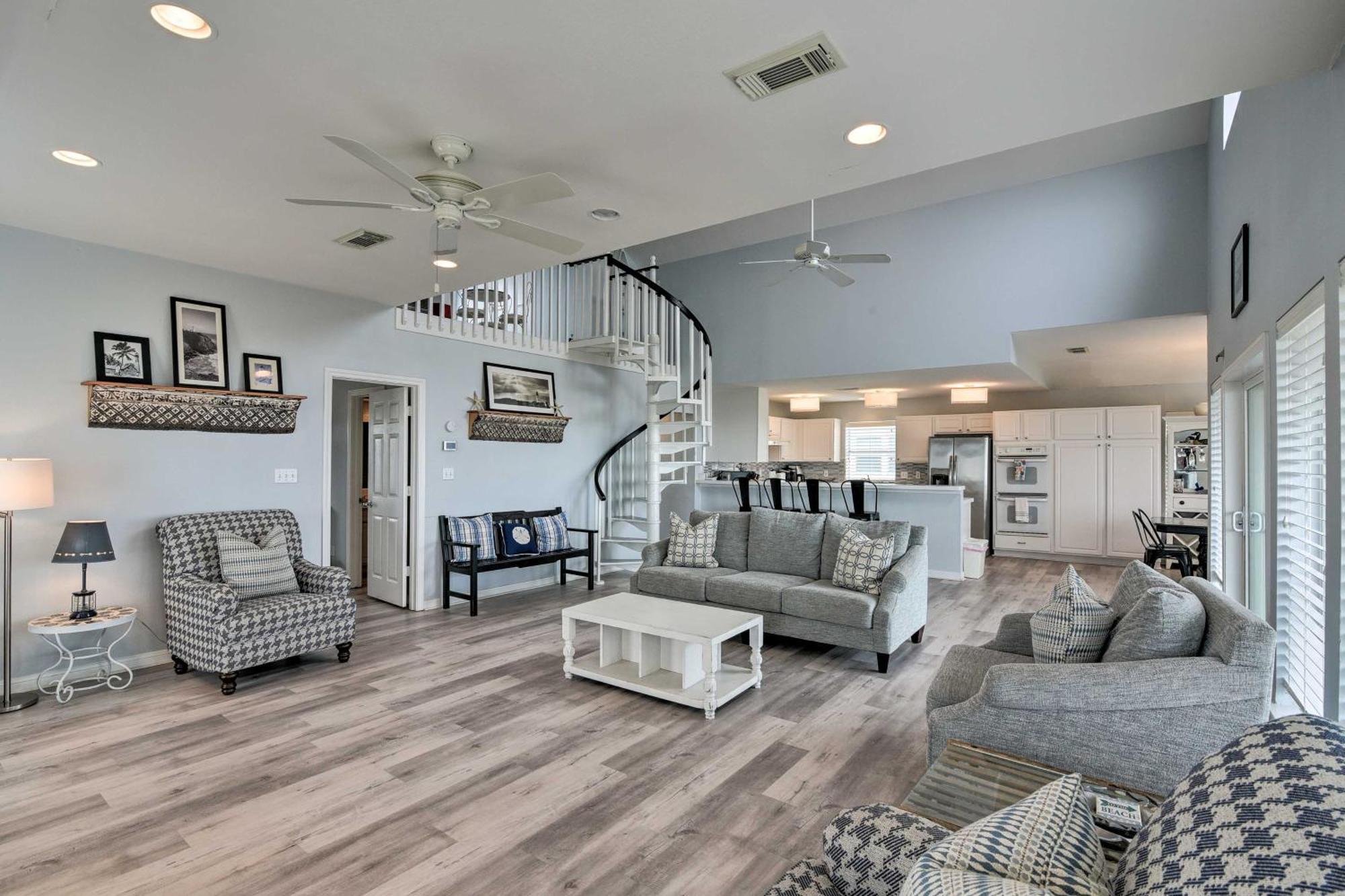 Oceanfront Galveston Home - Walk To Beach! Dış mekan fotoğraf